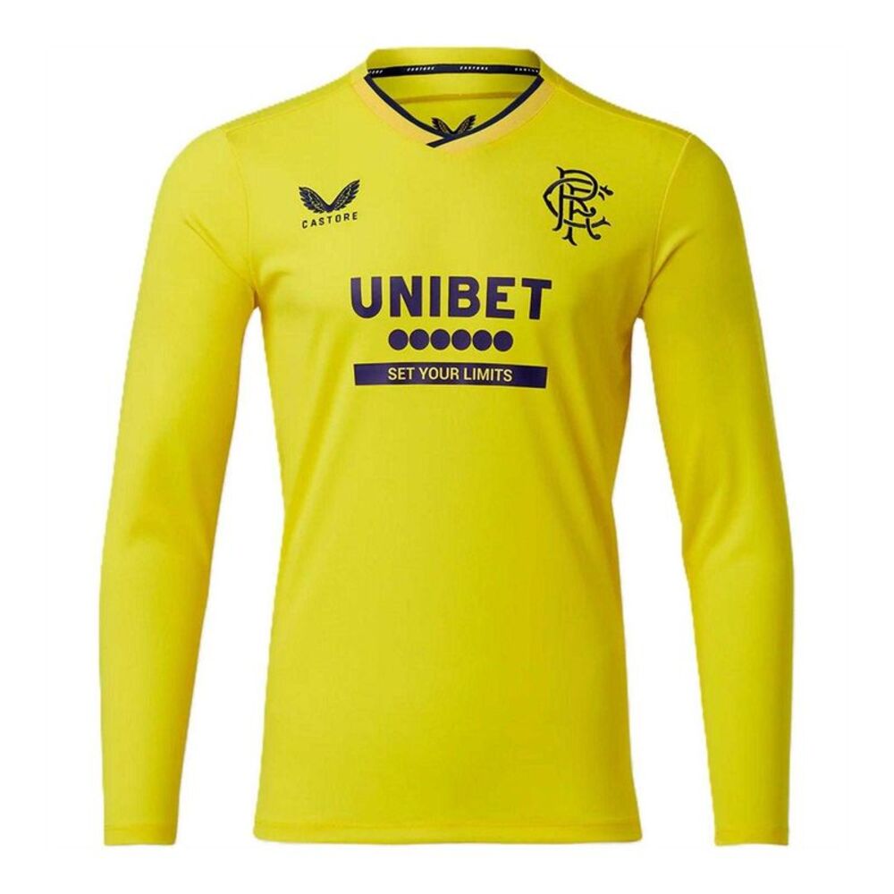 Castore Mens Rangers FC Long-Sleeved Goalkeeper Jersey / Yellow